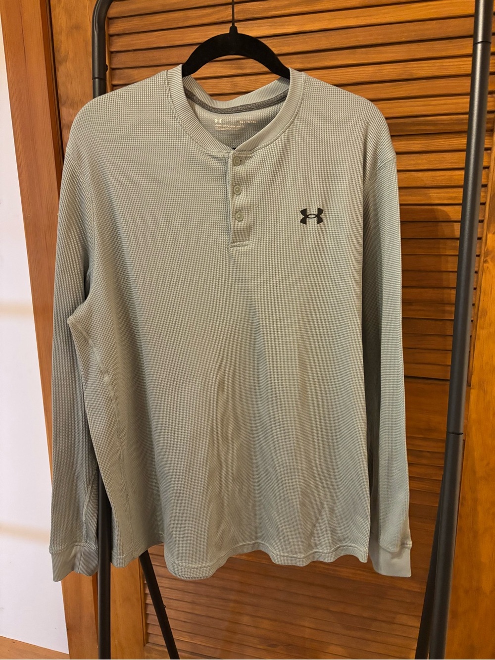 Jordan Men's Long-Sleeve Henley - Light Sage Green